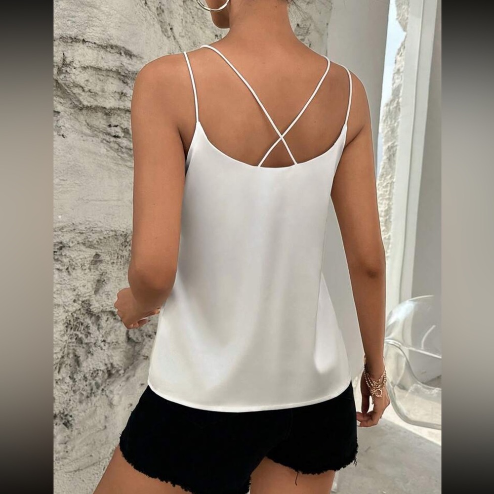 Luxe solid cami top - Picture 3 of 6